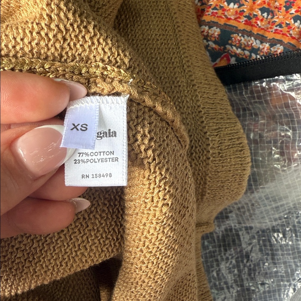 Cult Gaia Serita Knit Dress in Gold - Picture 5 of 5